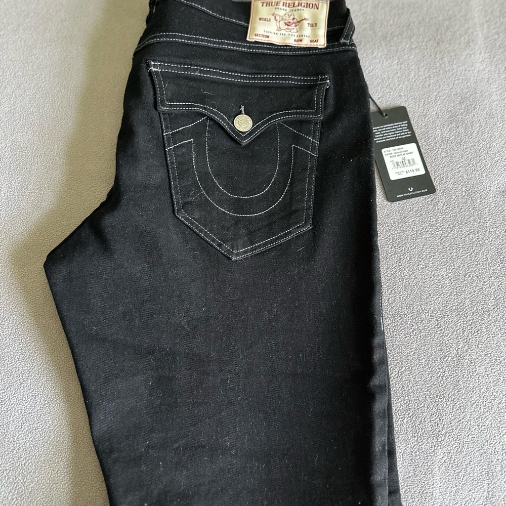 True Religion Men's Black Jeans